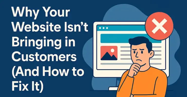 Why Your Business Website Is Not Bringing Customers