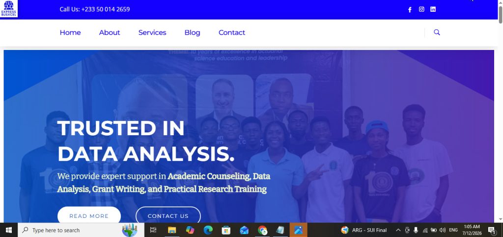 affordable web design in Ghana